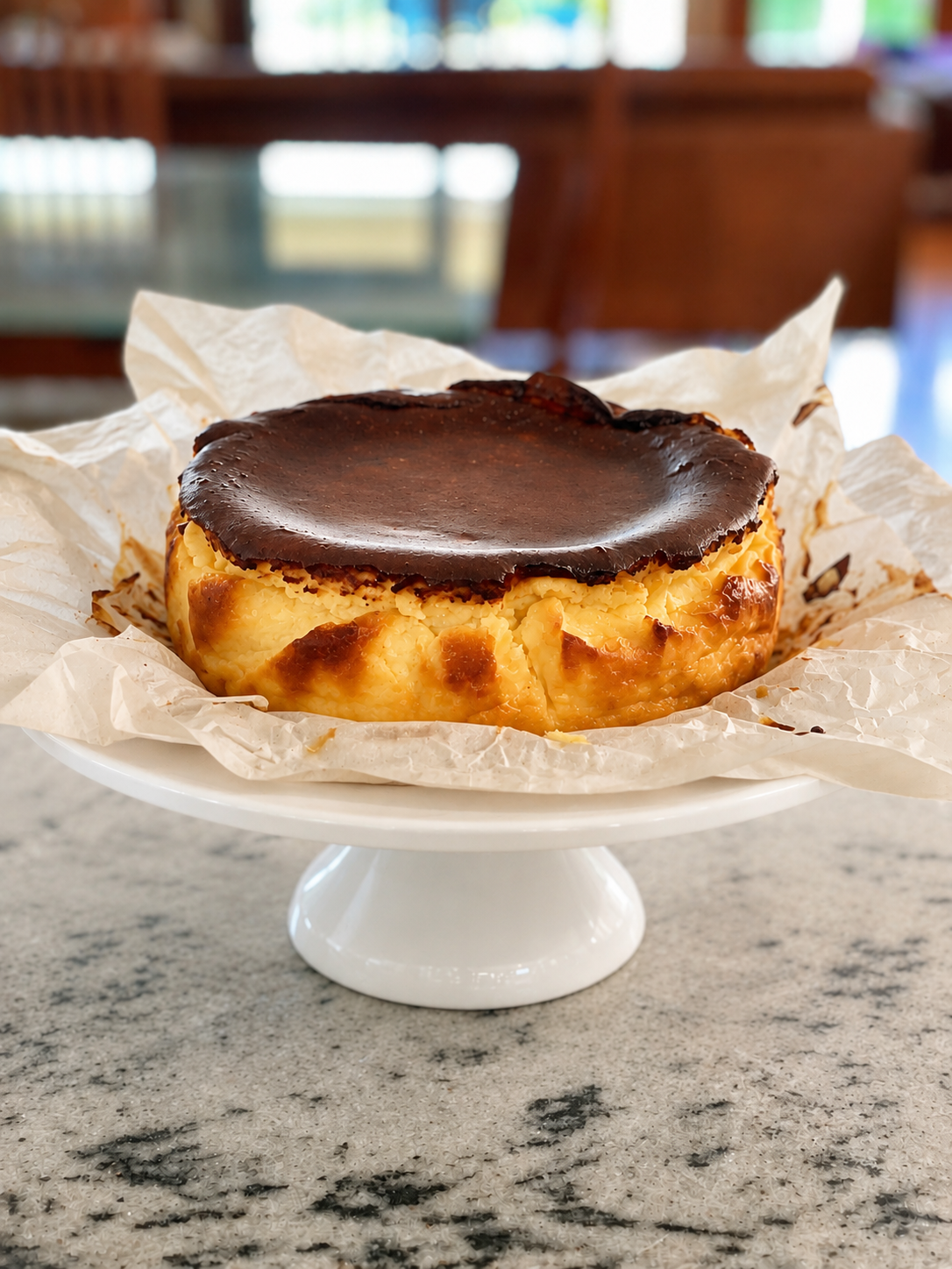 Basque Lemon Cheesecake