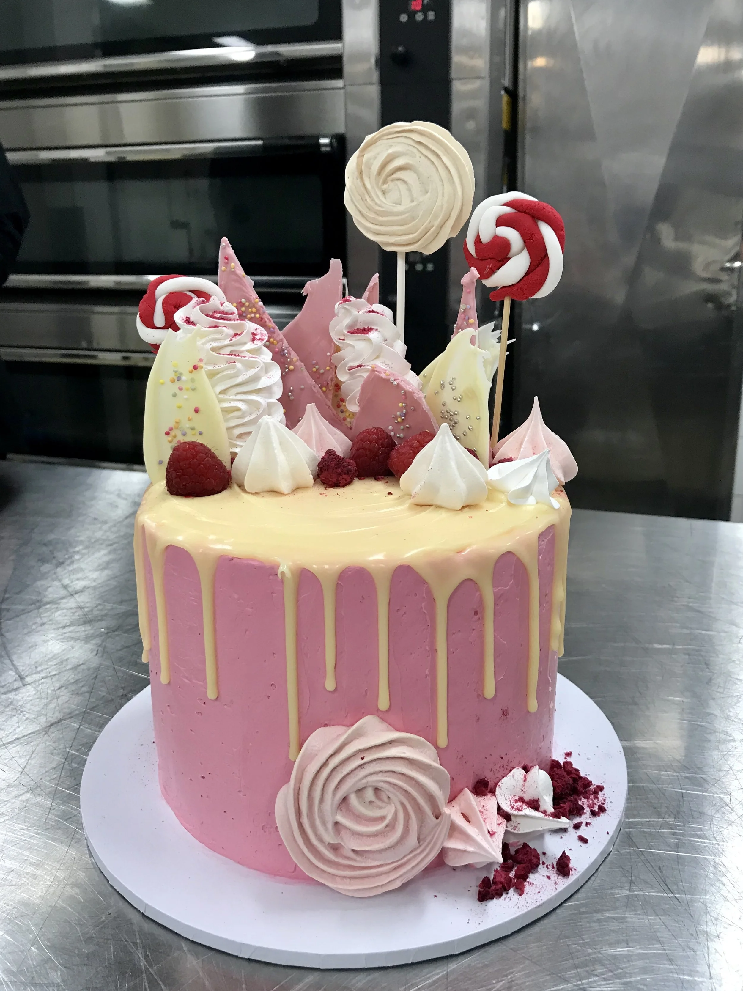 strawberry celebration cake