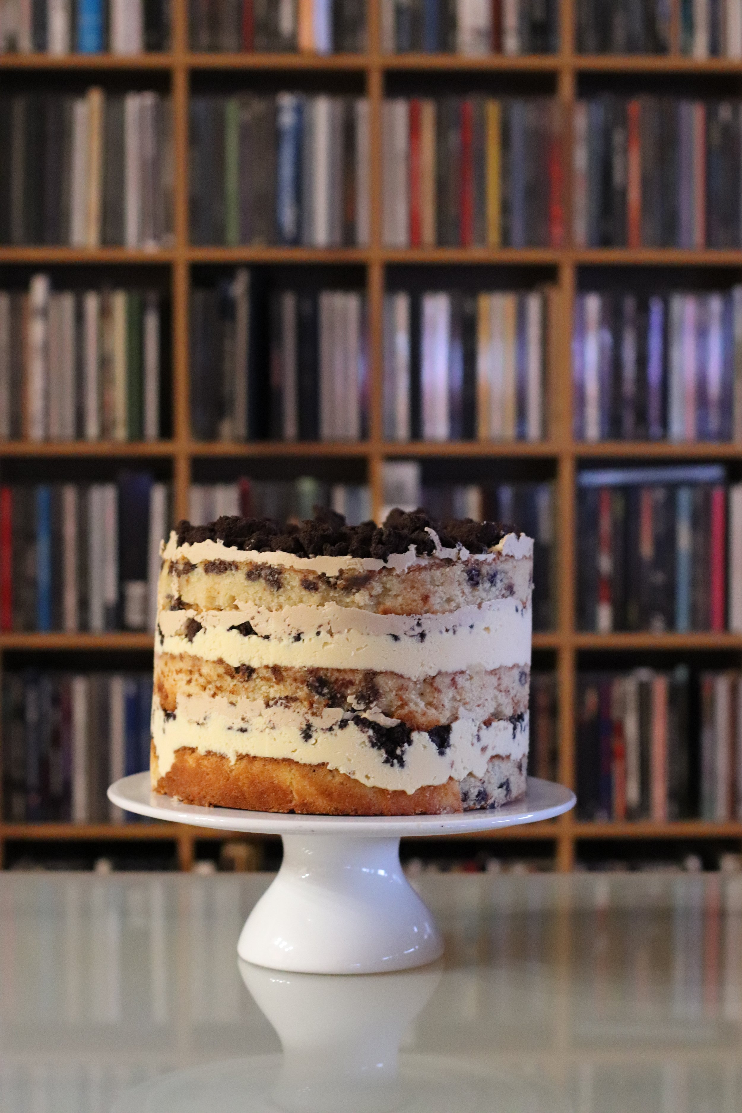 chocolate chip layer cake