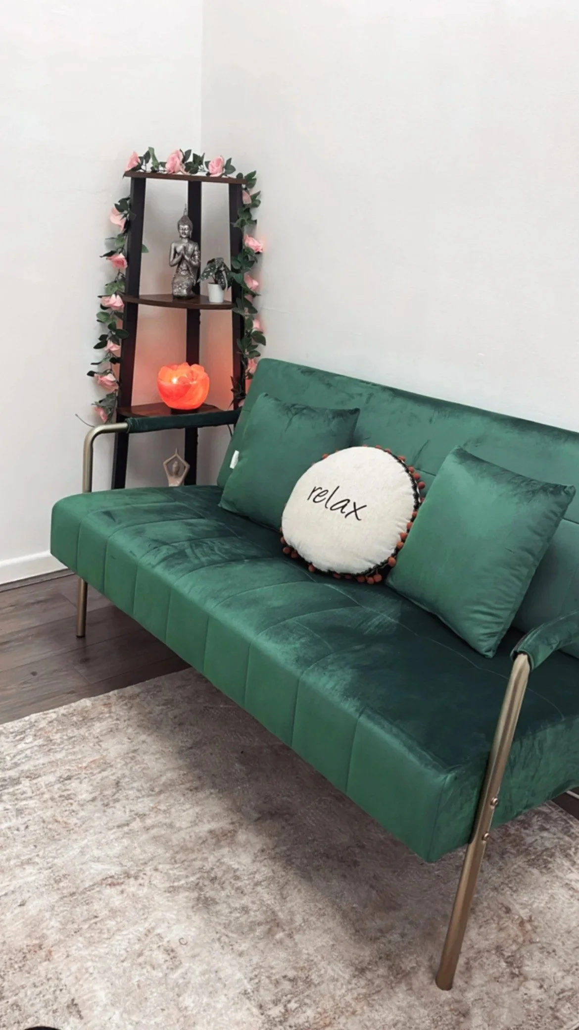 Comfortable and welcoming counselling room used for therapy sessions at  Meeks Counselling and Psychotherapy. Based in Failsworth, Oldham. We support adults and teenagers with anxiety, grief, ADHD, stress and burnout.