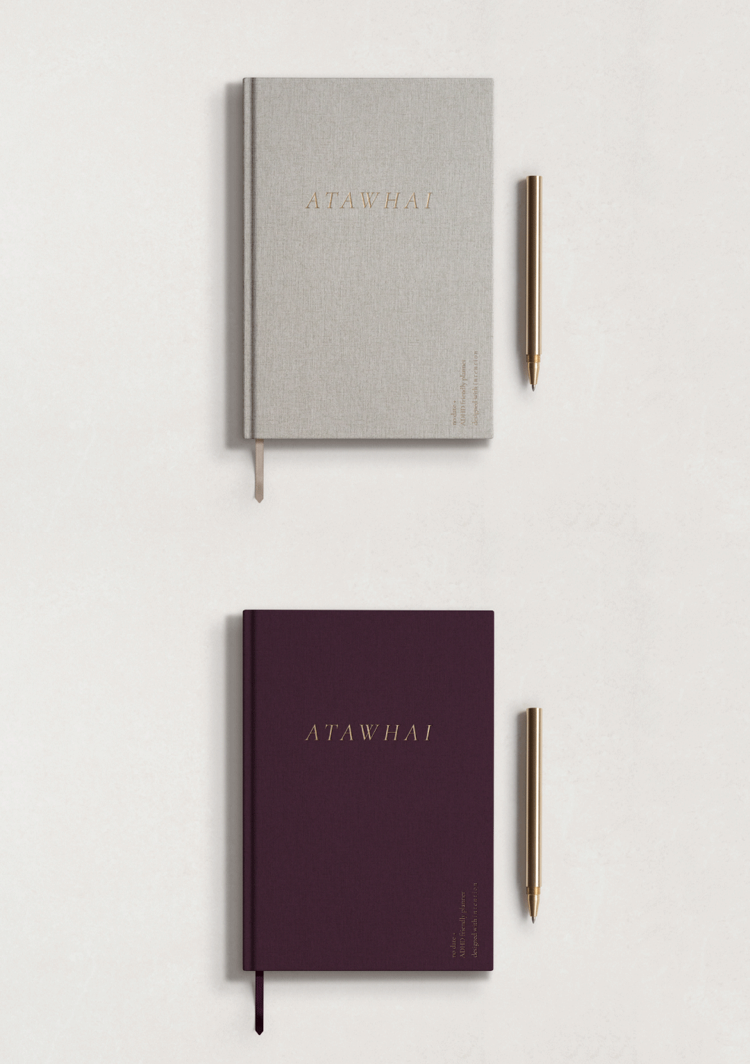 Atawhai ADHD Planner, cover variants