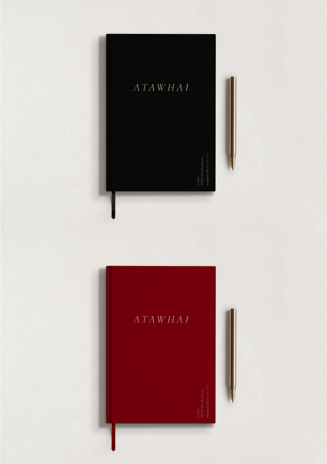 Atawhai ADHD Planner, cover variants