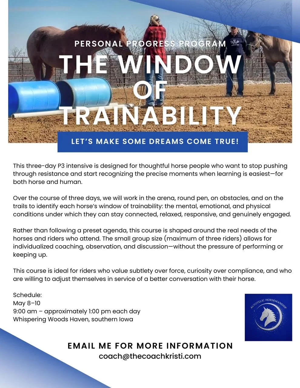 The Window of Trainability by Kristi Smith
