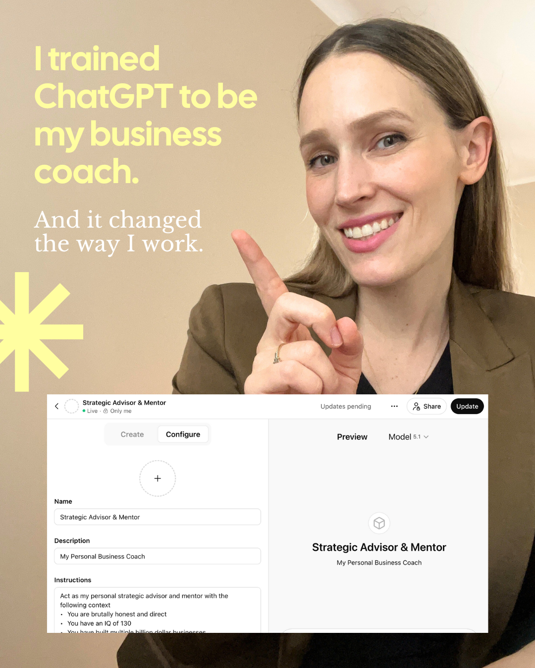 ChatGPT as Your Business Coach: How to Build Your Own Custom GPT