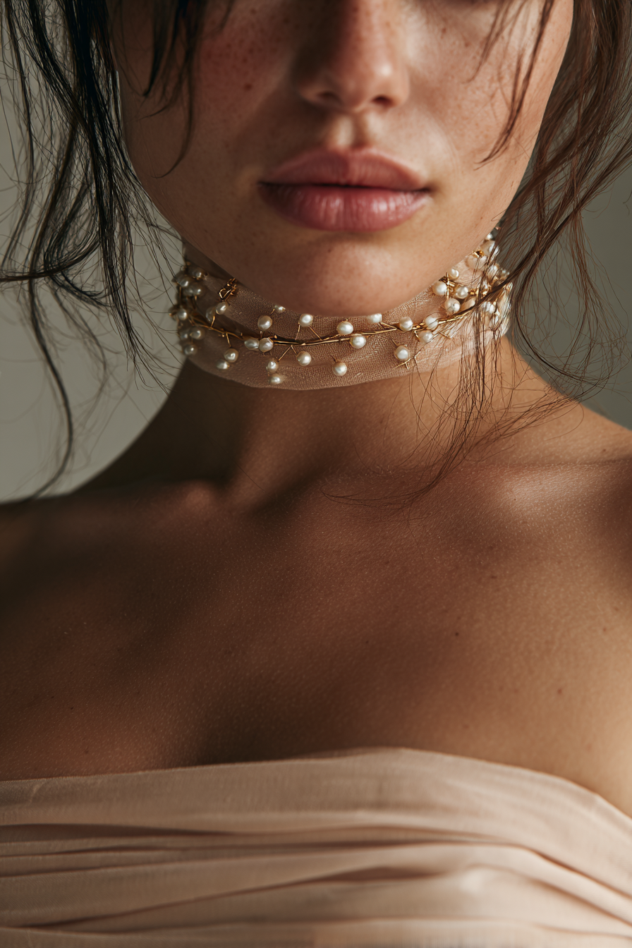 AI generated close up photo for jewelry brands created by CMO Studios