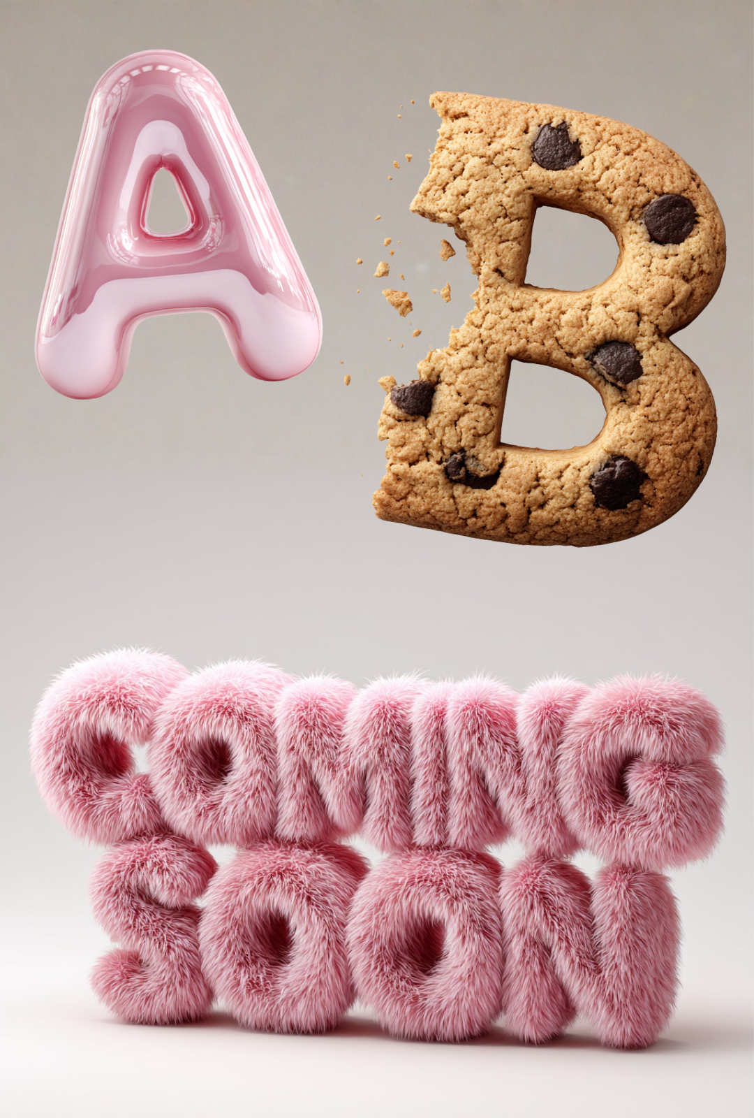 3D Letter design created with AI - CMO Studios Berlin