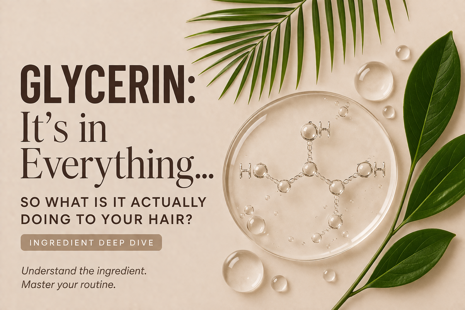 Glycerin: It’s in Everything… So What Is It Actually Doing to Your Hair?