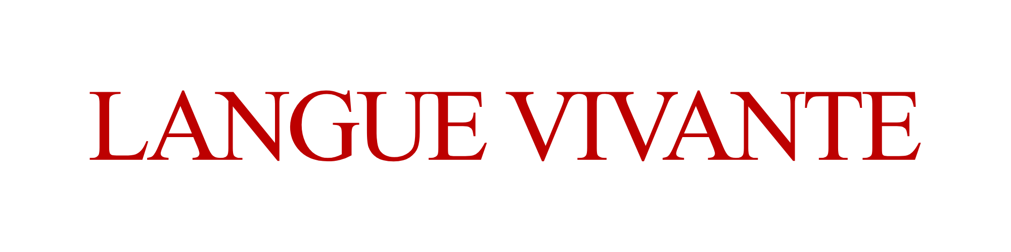 LANGUE VIVANTE