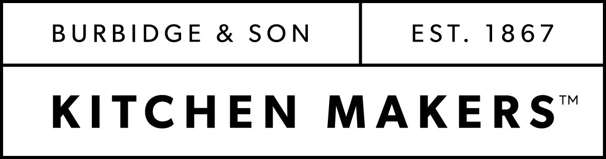 Logo of Burbidge & Son Kitchen Makers, established in 1867, in black text on a white background.