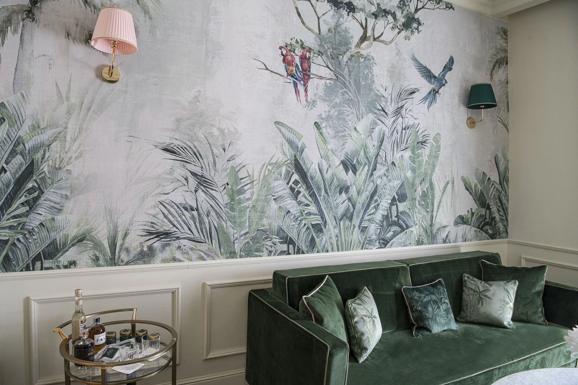 La Gemma Hotel Florence — luxury boutique hotel designed by Design by Gemini Studio, featuring interiors inspired by the Duomo with Art Deco details, marble bathrooms, bespoke furnishings, and vibrant greens and pinks reflecting Florentine elegance.