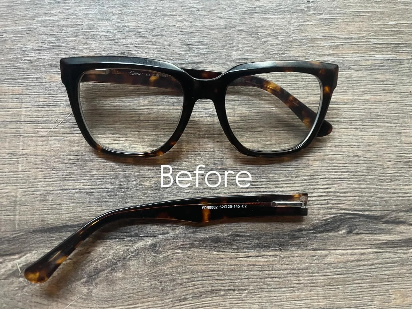 Another gorgeous Cartier frame saved ✨

Need a repair? Visit our website for a quick and easy quote: opticsworkshop.com.au

Or send us a WhatsApp on +61 411 628 263.

#CartierEyewear #GlassesRepair #LuxuryEyewear #DesignerEyewear #EyewearRestoration 