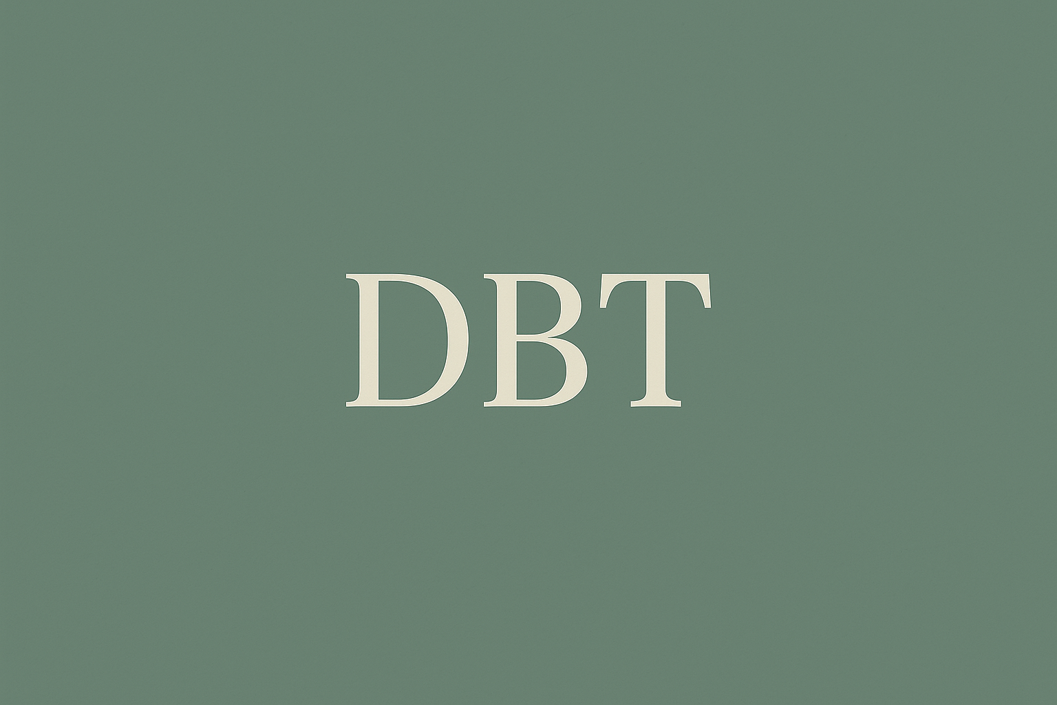 Dialectical Behaviour Therapy (DBT): Skills for Emotional Balance and Resilience