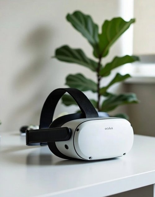 Virtual reality headset used as part of graded exposure therapy for phobias