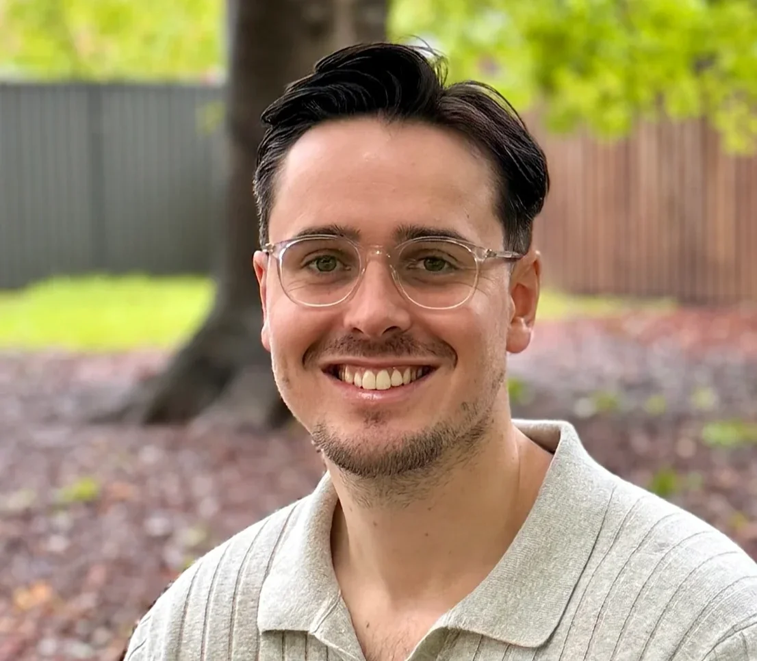 James Wightman, Central Coast psychologist at MindSure Psychology, smiling outdoors