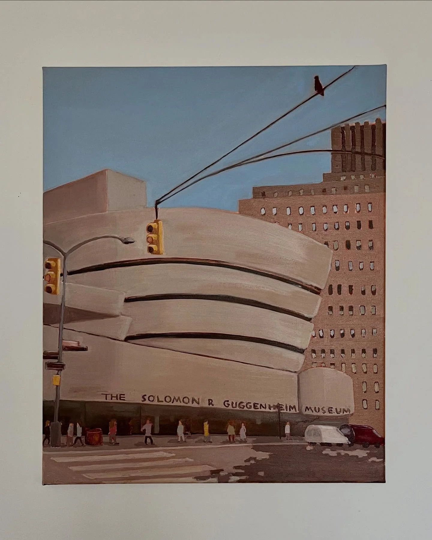 Guggenheim, huile sur toile
50 x 61 cm 

#painting #oilpainting #oiloncanvas #peinture #NY #peinturealhuile #guggenheim #salomonrguggenheimmuseum