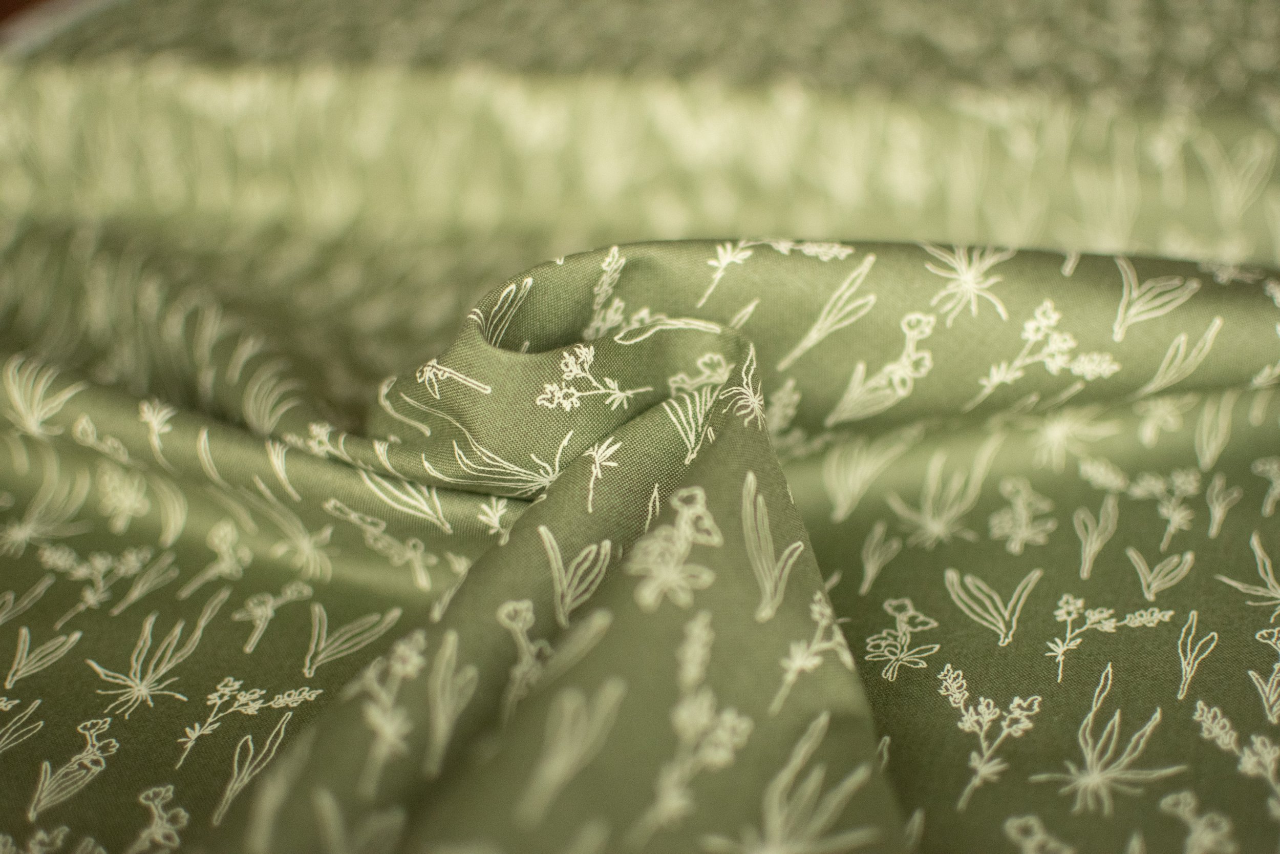 Line Floral Green - Flourish by Hina Mirza