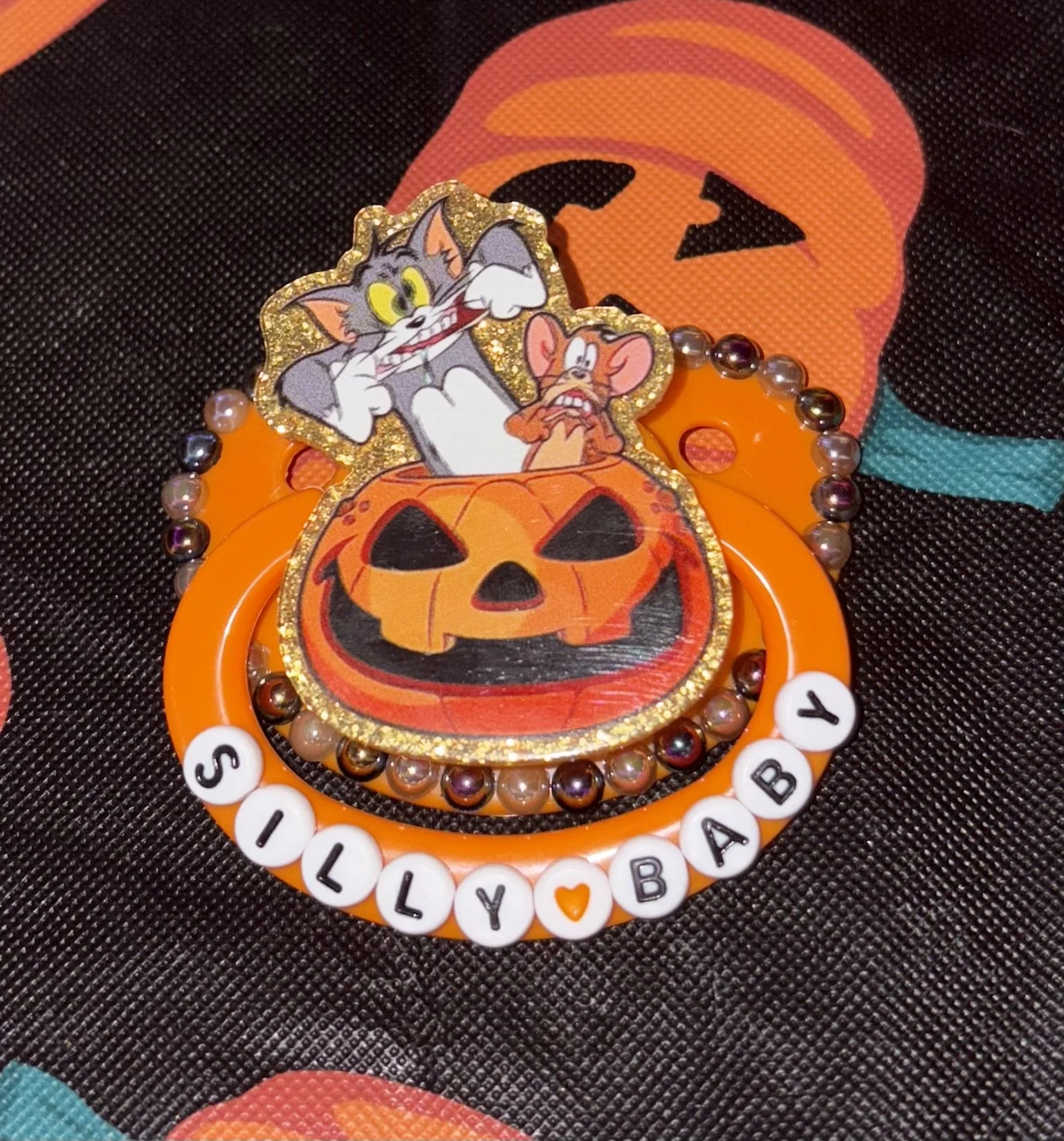 “Silly Baby” Cat & Mouse Paci