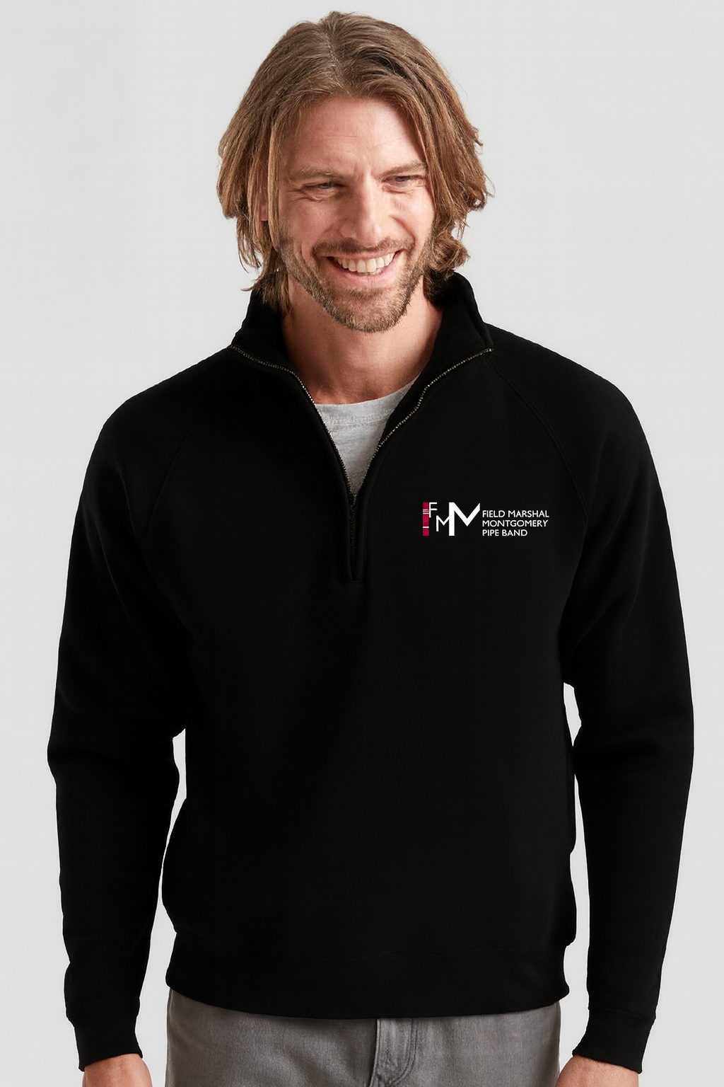 FMM 1/4 Zip Sweater with Embroidered Logo (Various colours)