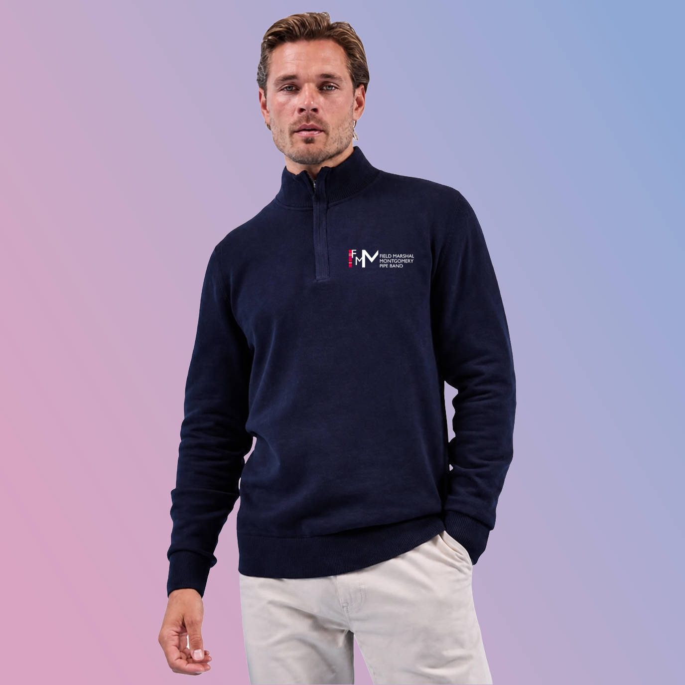 FMMPB Knit ¼ Zip Sweater