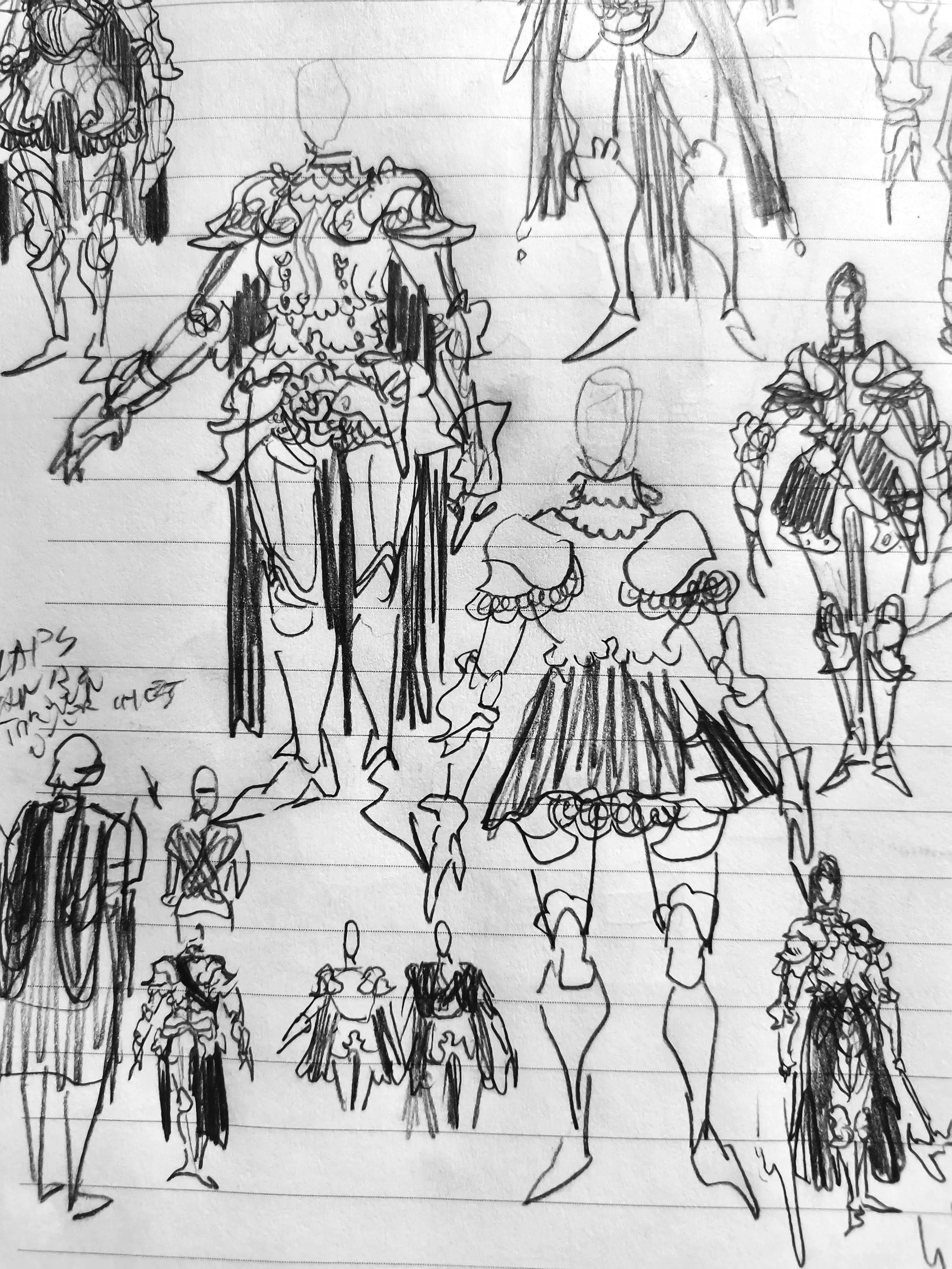 exploration sketches