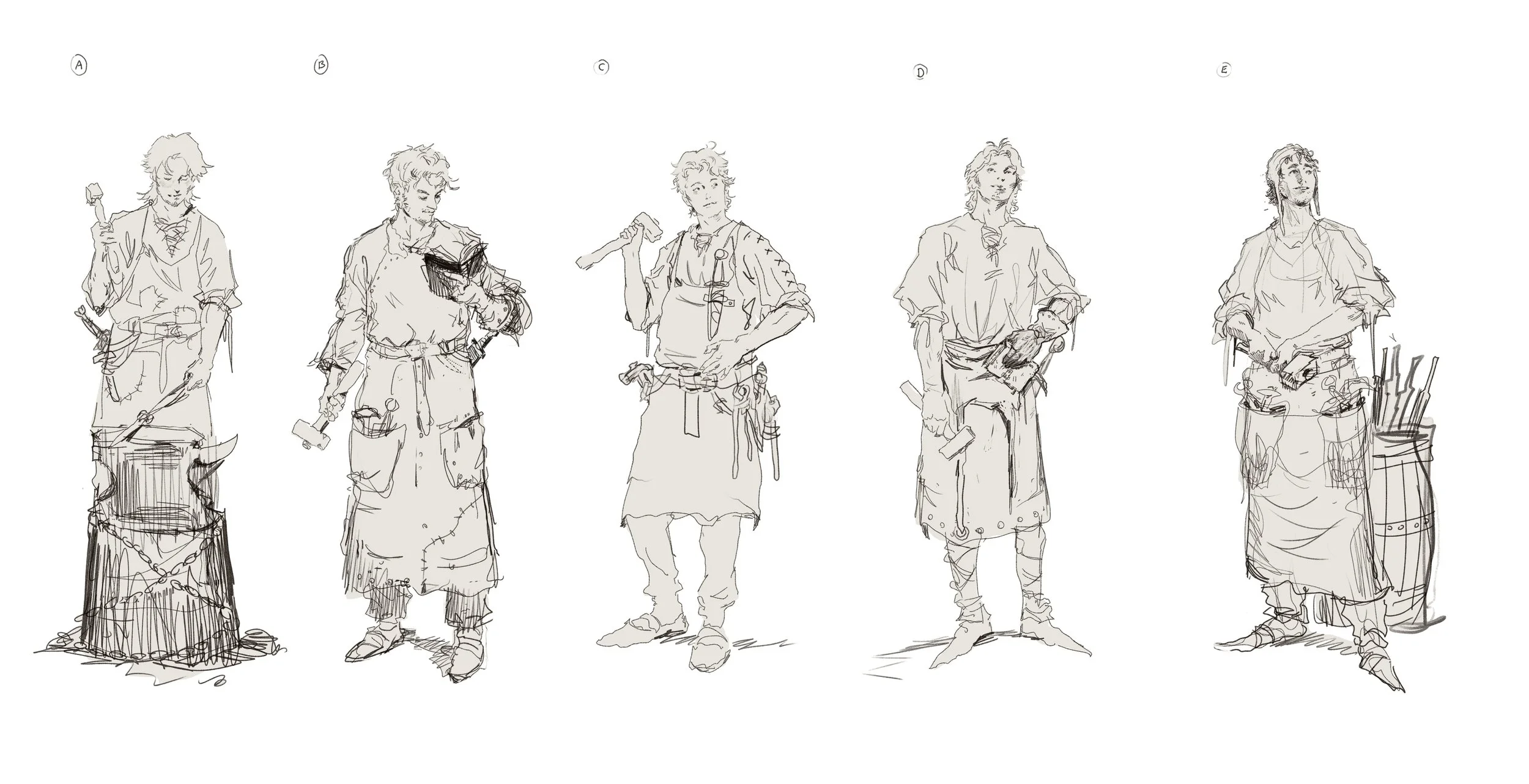 The Assistant composition sketches.jpg