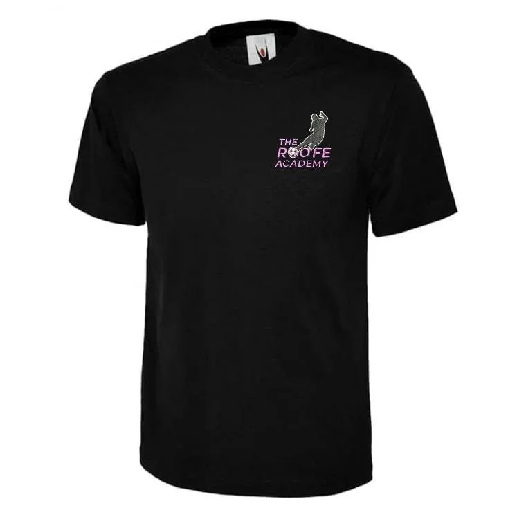 The Roofe Academy Uneek Classic T-Shirt Black