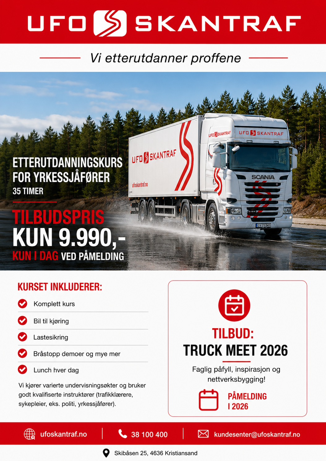 Flyer Messetiblud etterutdanning