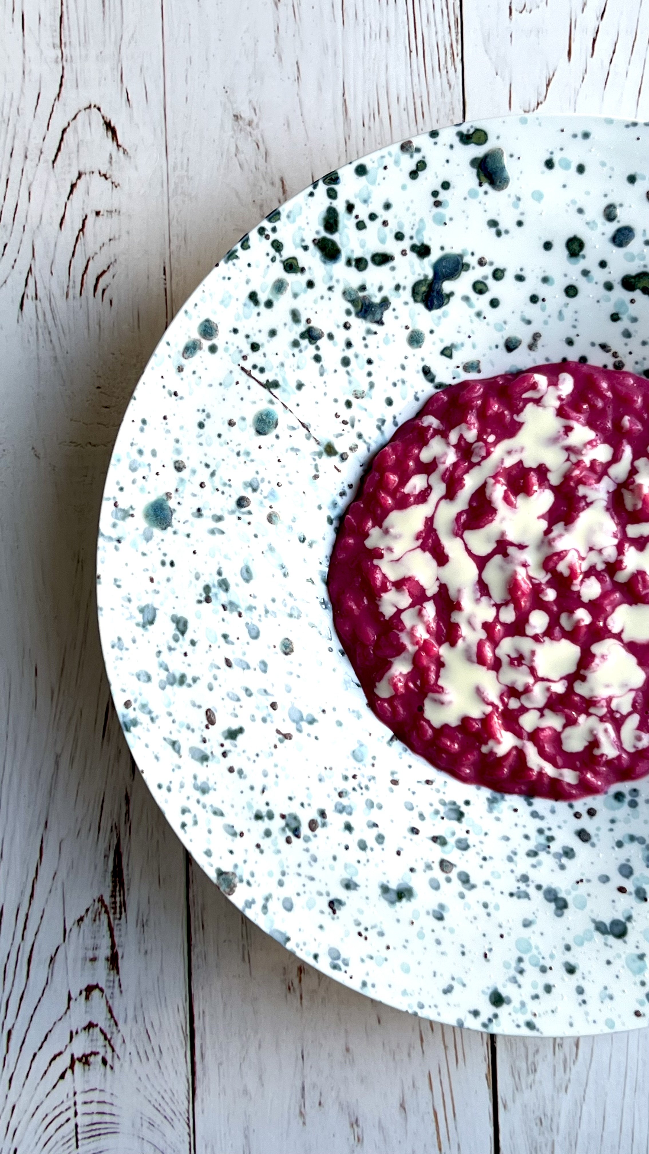 Risotto alla rapa rossa e yogurt