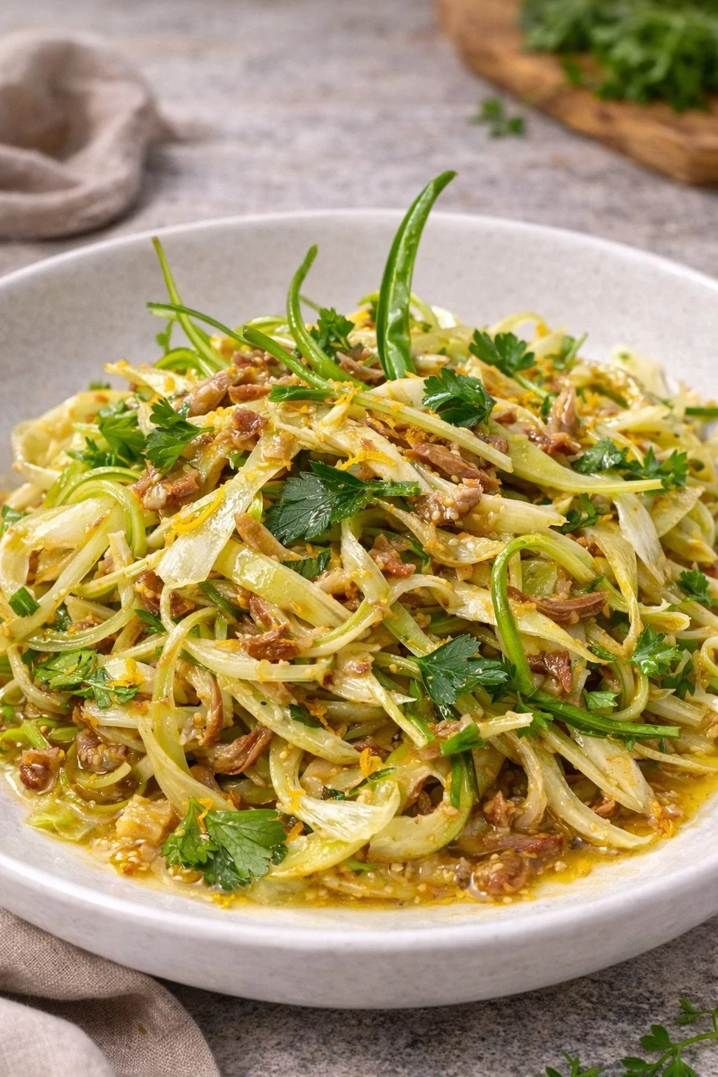Insalata di carciofi e puntarelle