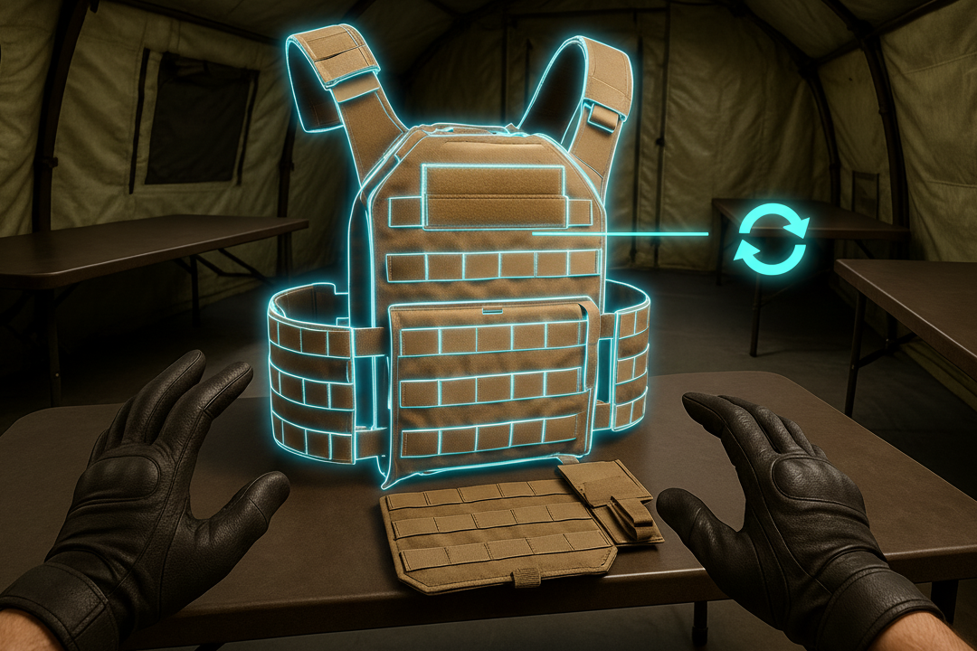 Augmented reality tactical simulation with operator oversight and safety practice