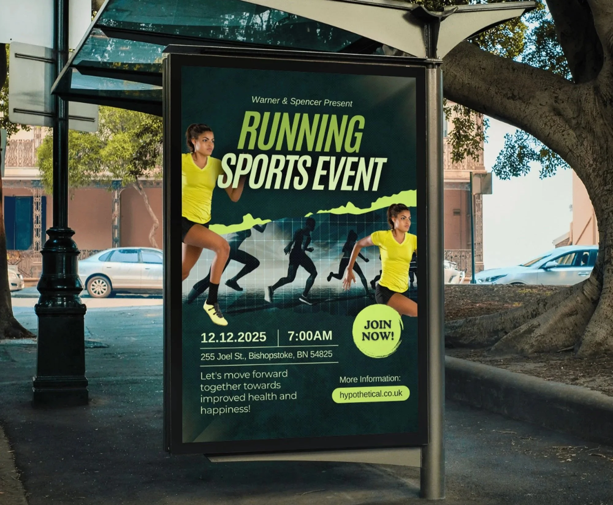 Running Sports Event – Event Flyer/Poster Design