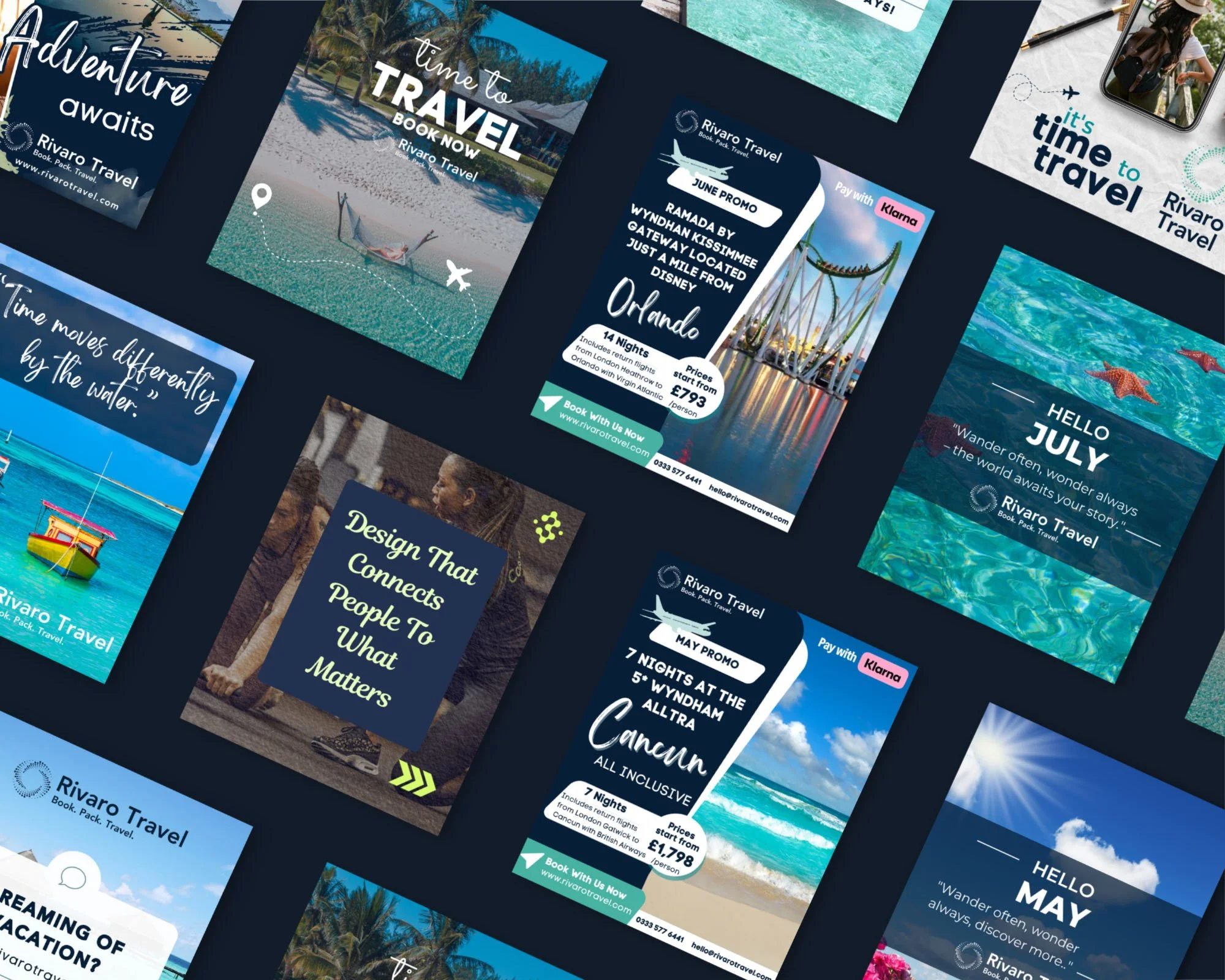 Rivaro Travel – Social Media Content &amp; Campaign Assets