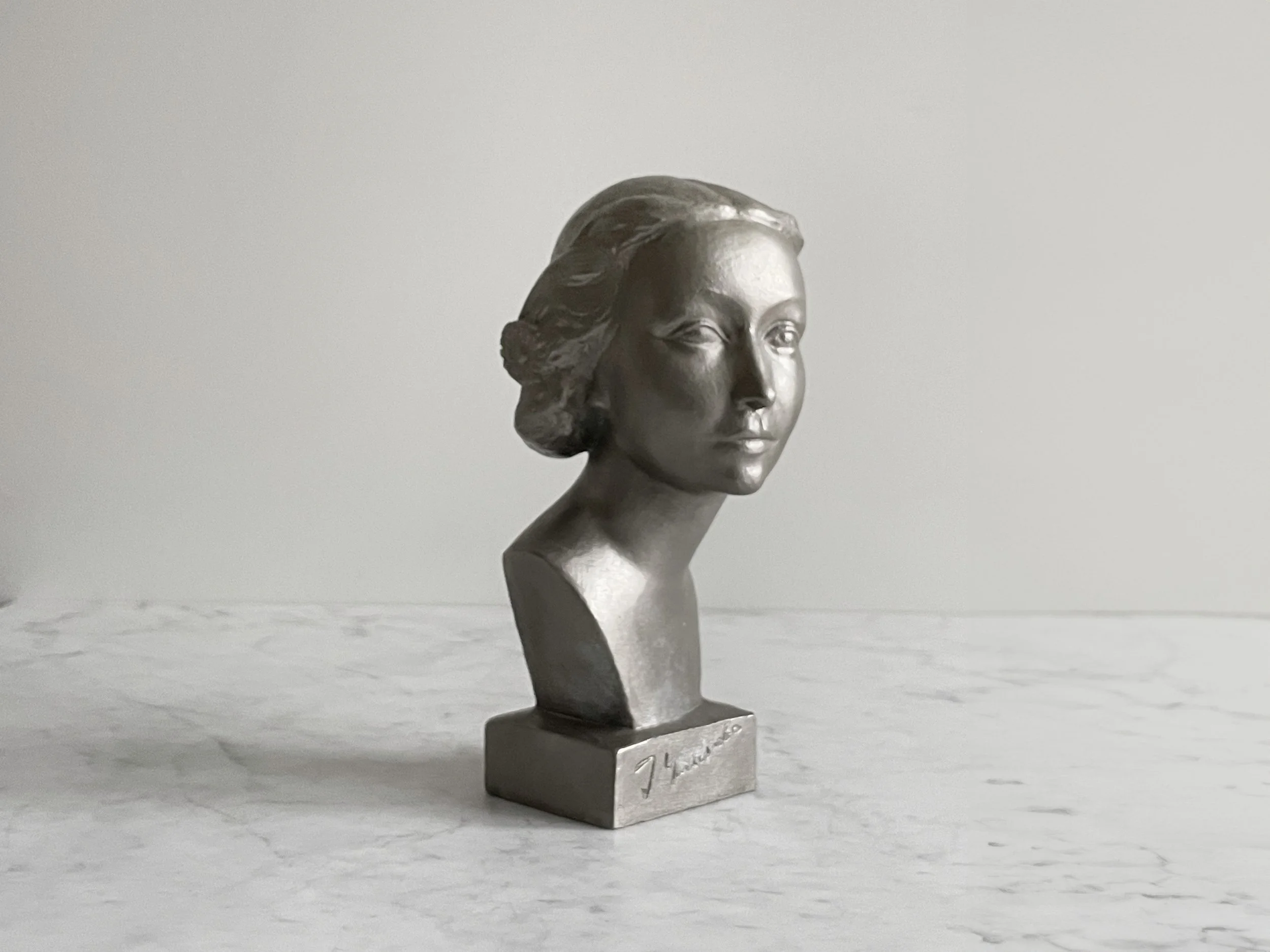 Metal bust of Galina Ulanova, Russia