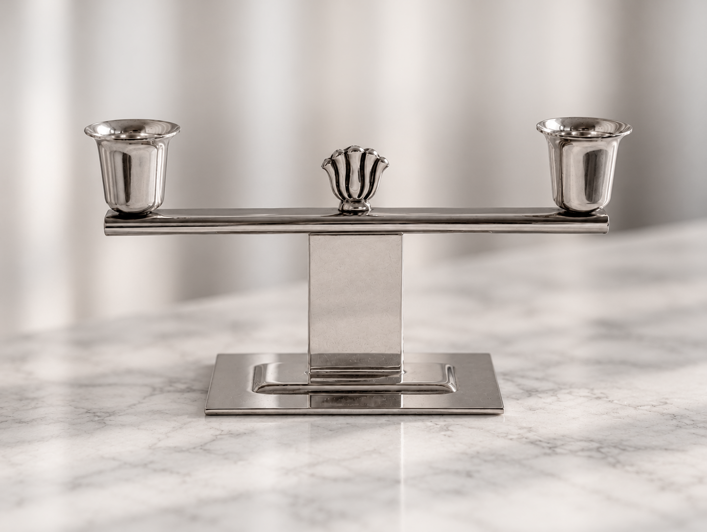 Swedish Grace Silver-Plated Candlestick