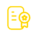 Smartphone with a badge or badge icon