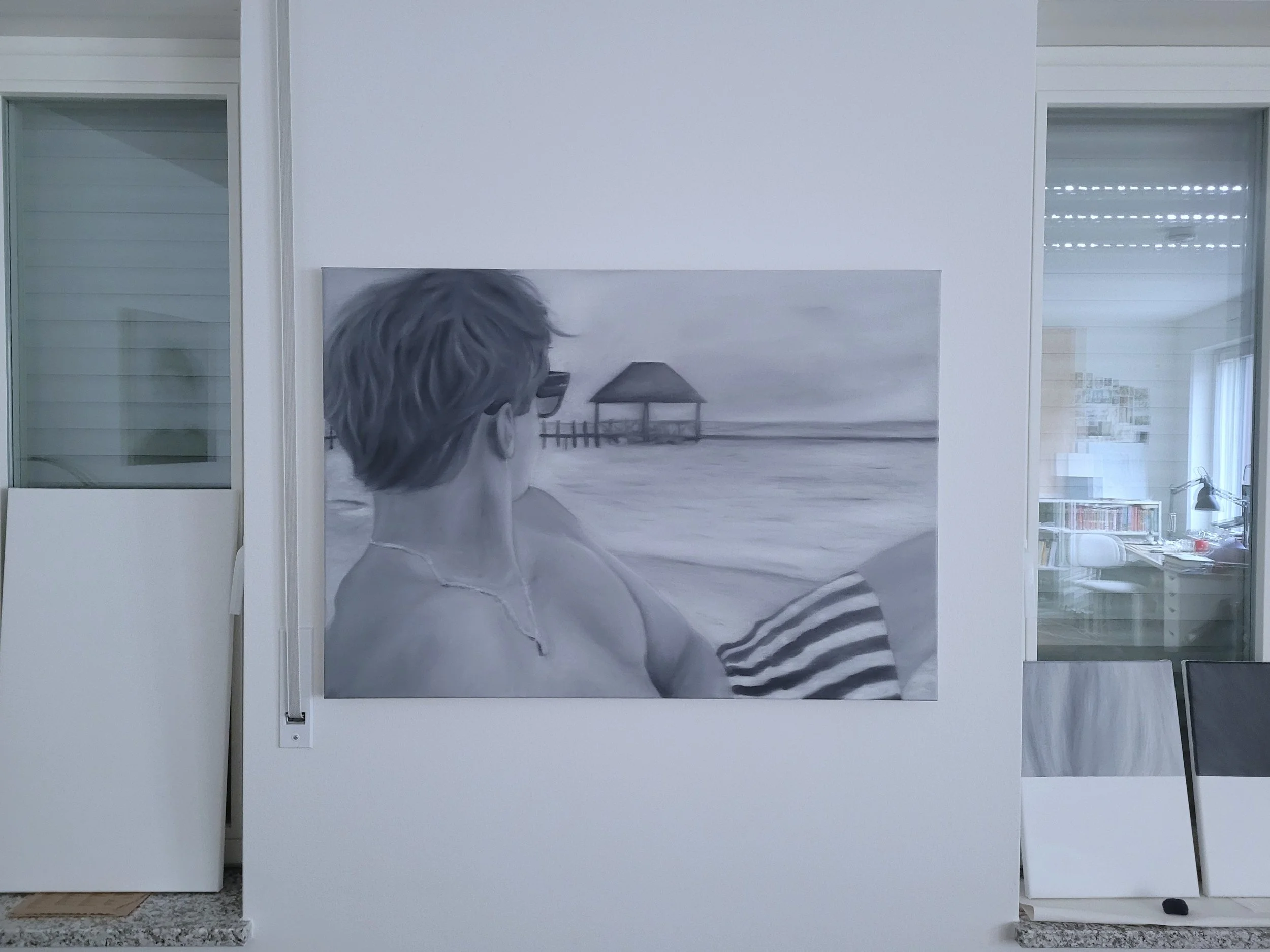 Mann am Strand – Oil on Canvas – 100 x 70 cm – 2026