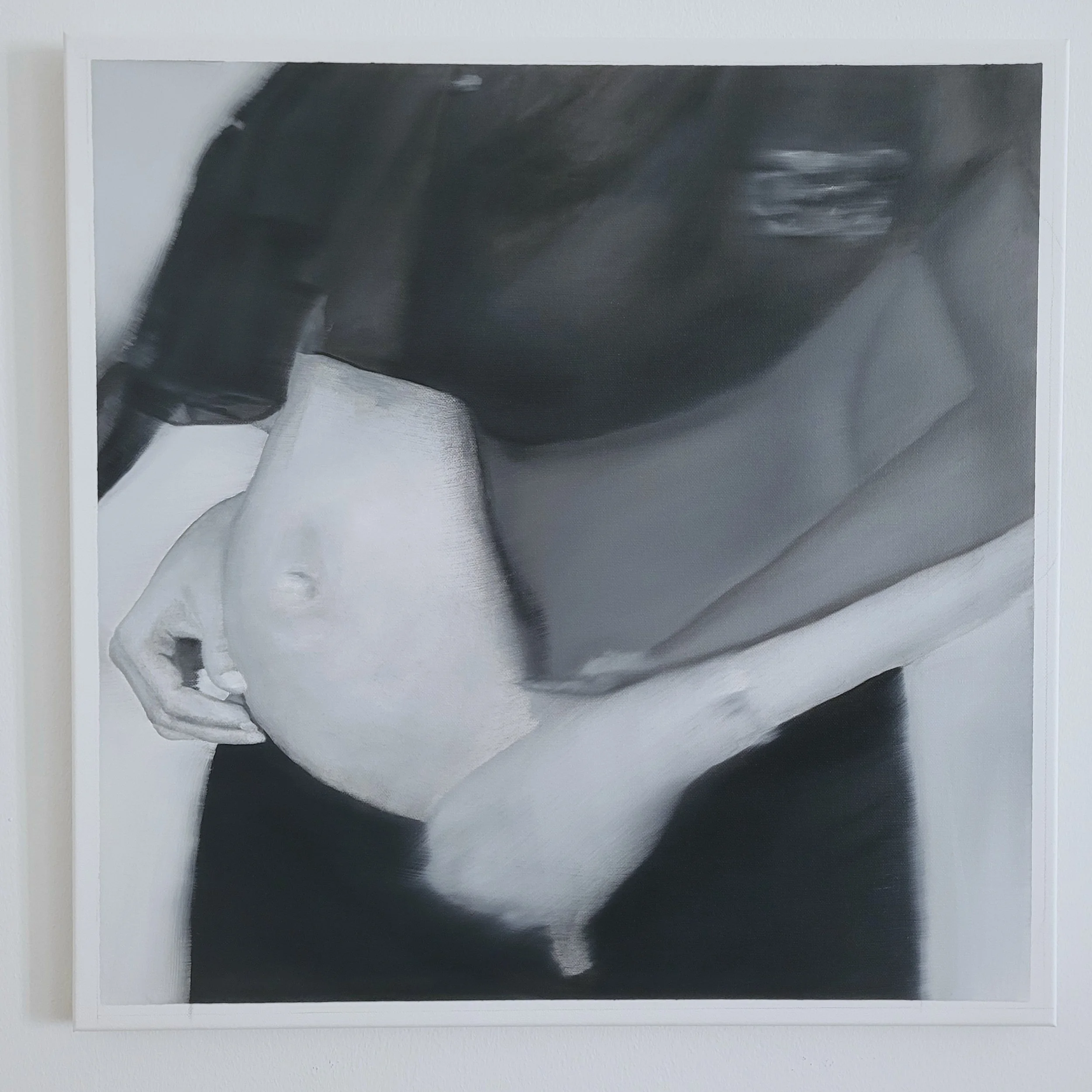Babybauch – Oil on Canvas – 60 x 60 cm – 2025