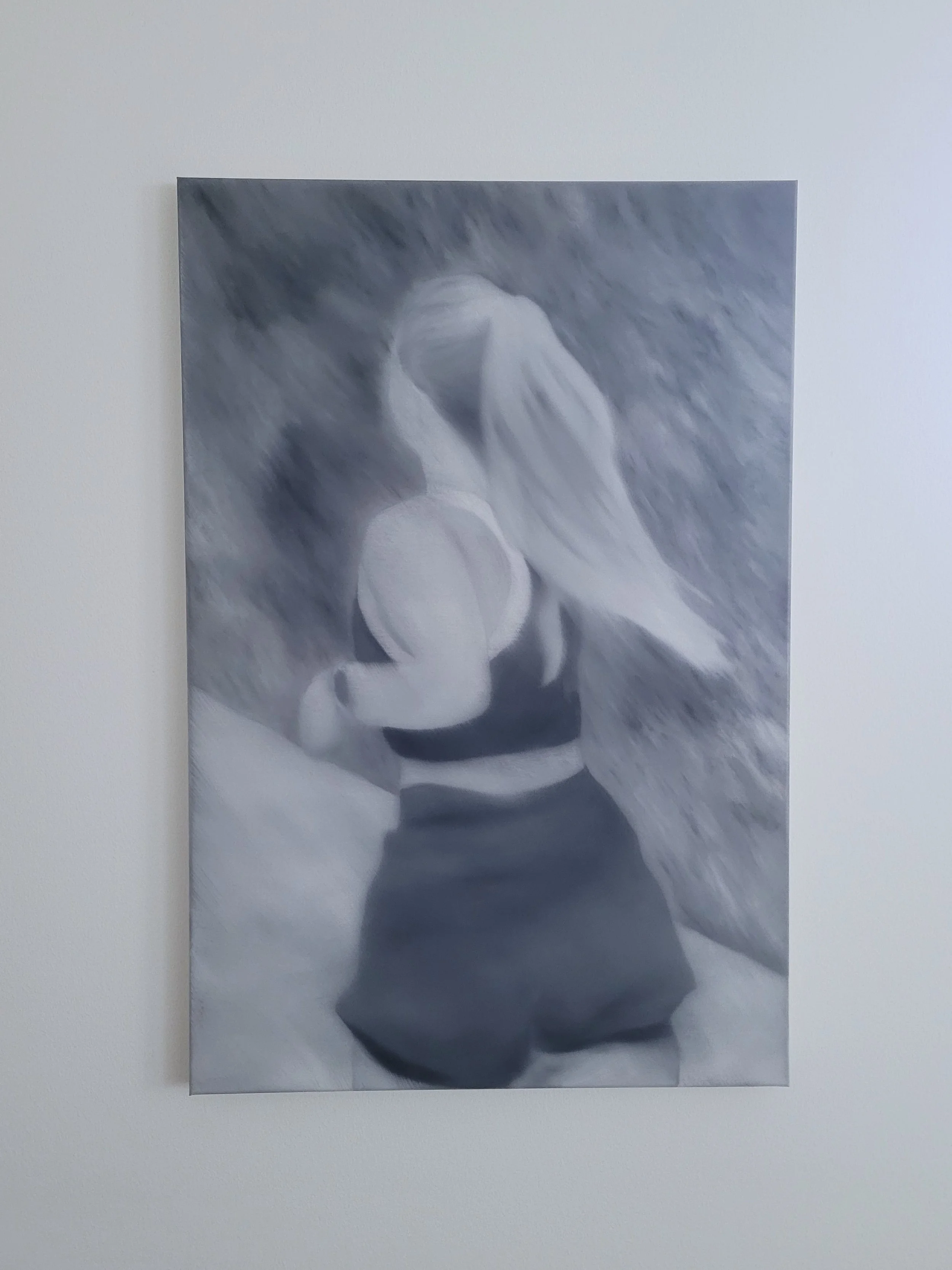 Joggerin im Park – Oil on Canvas – 60 x 90 cm – 2026