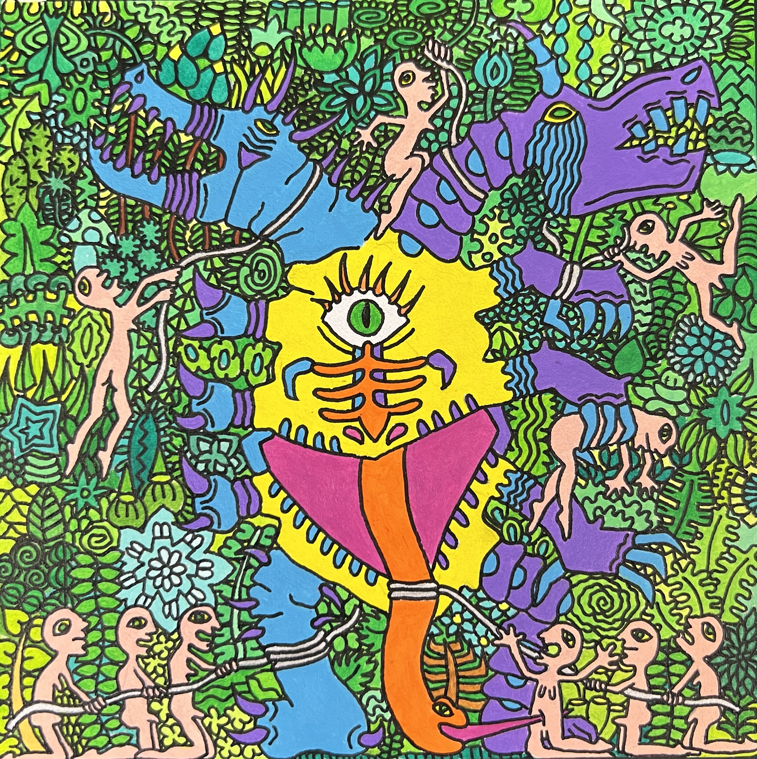 Monstre - 13X13cm - Disponible