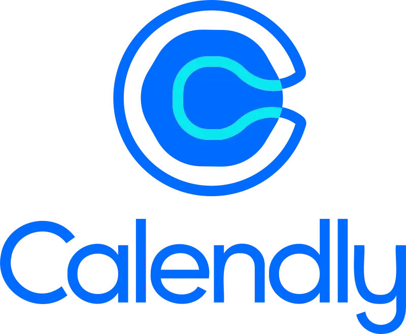 Logo of Calendar, featuring a blue calendar icon with a stylized letter 'C' inside a circle, and the word 'Calendar' written below in blue.