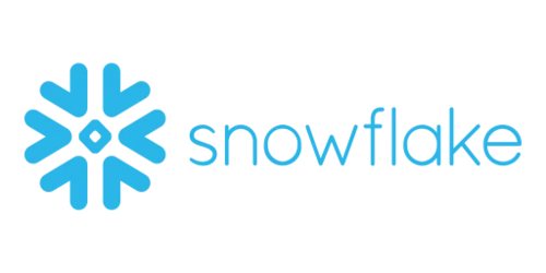 Snowflake logo with a blue snowflake icon followed by the word 'snowflake' in blue text.
