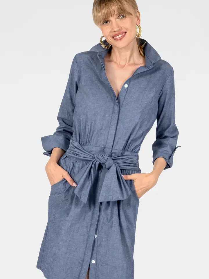 Gretchen Scott Chambray Dress