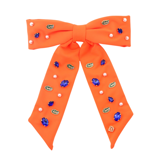 Orange Florida Gators Bow  Barrette
