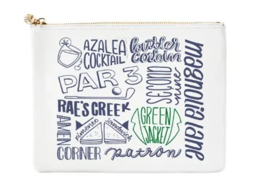 OTG White Masters Words Golf Pouch