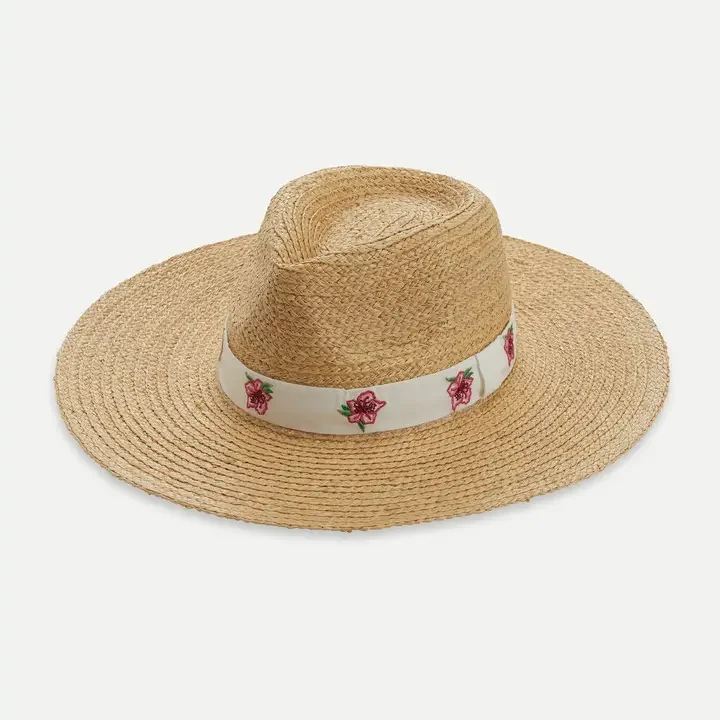 Azalea Ribbon Straw Hat