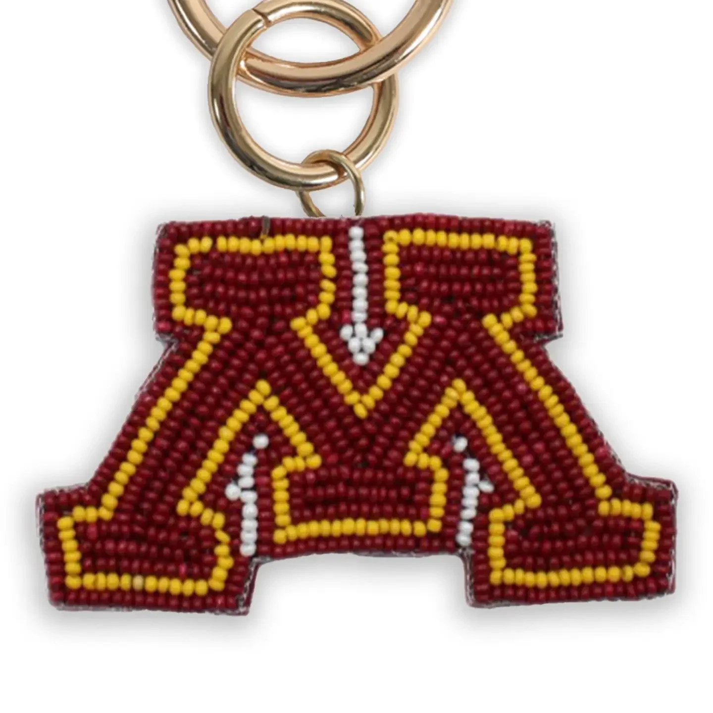 Minnesota Beaded Purse Charm/Key ring