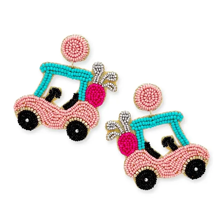 Golf Cart Earrings