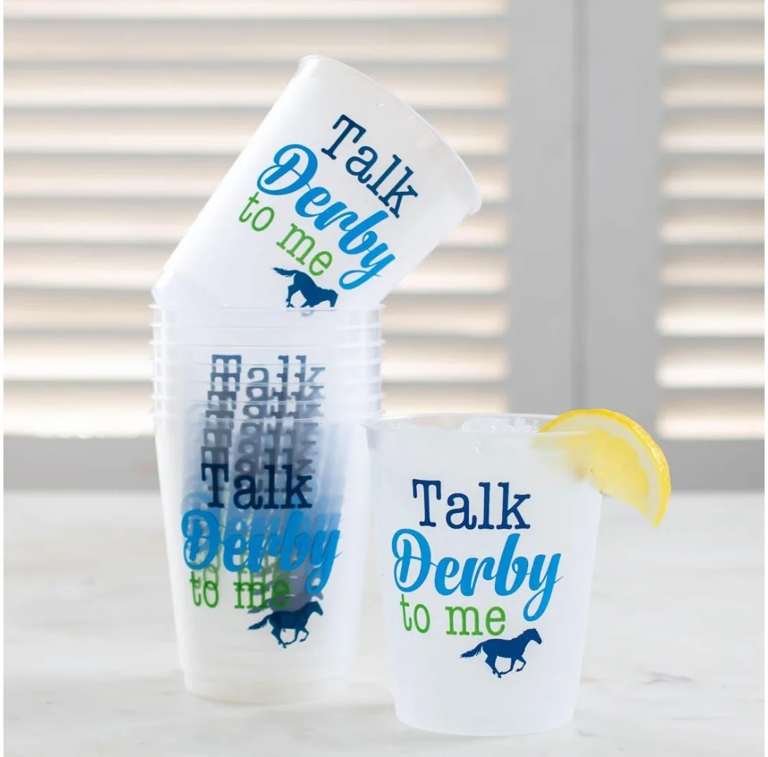 Talk Derby to Me Party Cups
