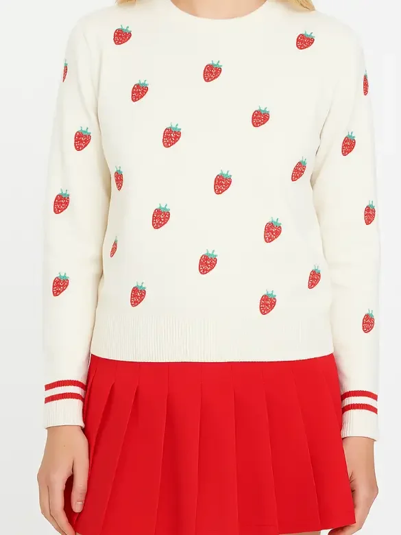 Strawberry Fields Forever Sweater