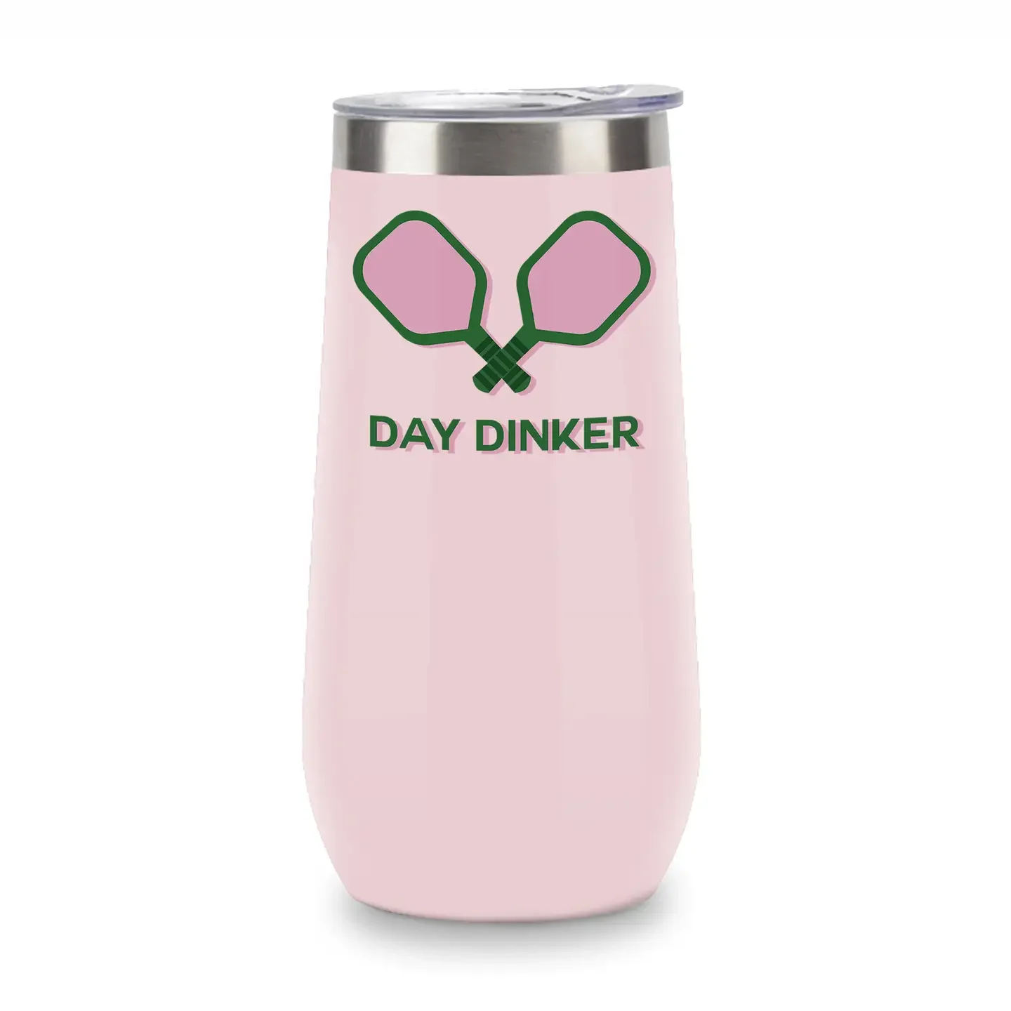 Insulated Champagne Tumbler (Pink) - Day Dinker